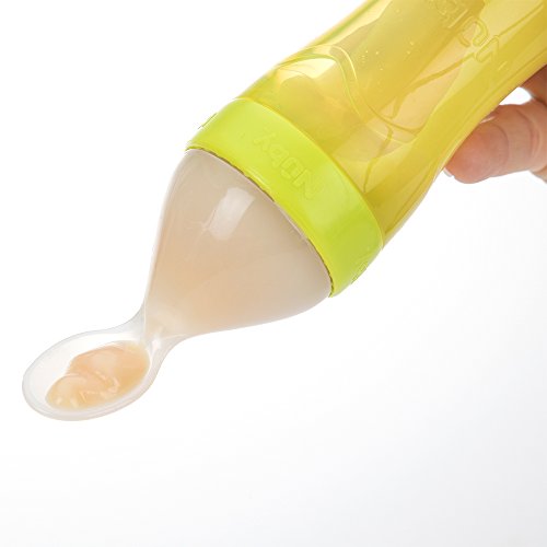 Nuby Natural Touch Silicone Travel Infa Feeder, 3 Ounce, 1 Pack, Colors May Vary - color: Colors May Vary