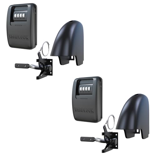 Gate Lock XLB – Secure Keyless Fence Lock and Latch with 2-Way Access – Strong Durable System for Theft Prevention and Home Security, Easy Installation on Wood or Vinyl Gates/Fences (XLB – 2-Pack) - style: XLB - Heavy duty (2 Pack)