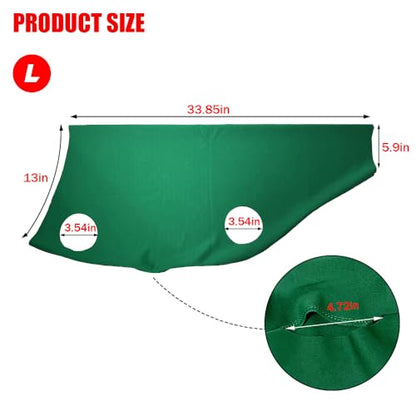 Spandex Goat Tube for Show Goats - Show Livestock Supplies: Goat Covers & Blankets (Dark Green, Large) - color: dark green, size: Large