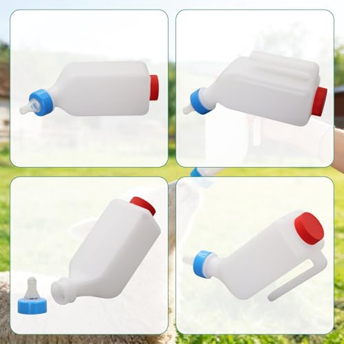 2 Pack 800ml Lamb Feeding Bottle,Hang Upside Down