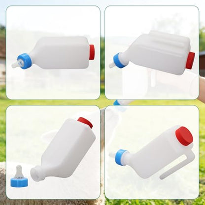 2 Pack 800ml Lamb Feeding Bottle,Hang Upside Down