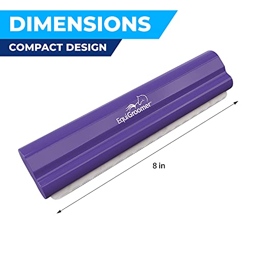 EquiGroomer 8-Inch Deshedding Brush for Dogs & Horses, Purple - color: Purple