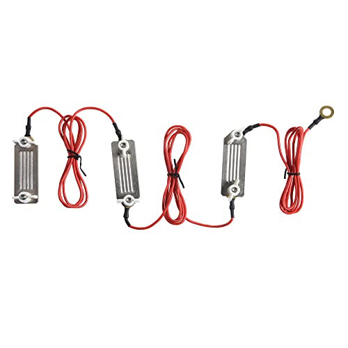 Electric Fence PolyTape to PolyTape to Energizer Connector - style: 3Tape Plates+3wire
