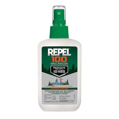 Repel 100 Mosquito & Insect Repellent 4 Oz, 98% DEET - size: 4 Fl Oz (Pack of 1)