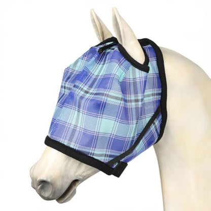 TuffRiderHorse Fly Mask - color: Blue, size: Cob