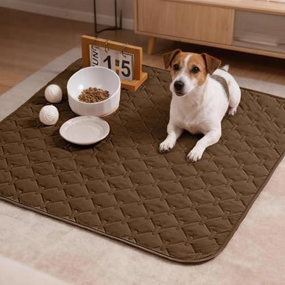 gogobunny Waterproof Armchair Covers for Pets, Anti Hair and Easy Care - color: Dark Chocolate/Light Chocolate, size: 30x30 Inch (Pack of 1)