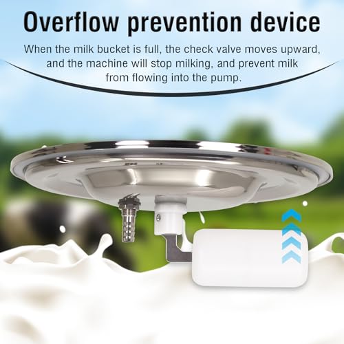 2-in-1 Goats and Cows Milking Machine Upgrade 1.85Gal/7L - size: 7L
