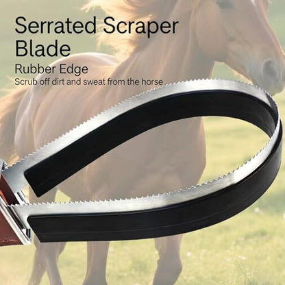 Metal Shedding Blade, Dual-Sided Shedding Blade Horse Hair Brush（2Pcs） - size: 2 pcs