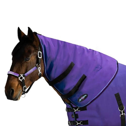 Horse Neck Warmer, 180g Insulated Waterproof, Small, Purple - color: Purple, size: Small