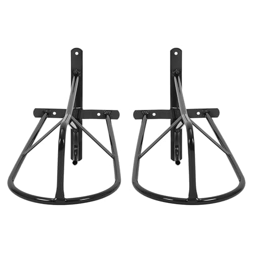 2 Pcs Wall Mounted Saddle Rack Stand for English & Western Style - size: 2 Counts