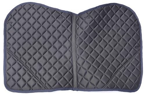 USA Flag Horse Saddle Pad Set with Matching Fly Bonnet – All Purpose English Saddle Pad, Patriotic Horse Gear, 4th of July Equestrian Outfit, Jumping & Training Tack - size: COB