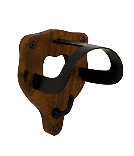 Brass Bridle Rack (Black/Wood) - color: Black/Wood