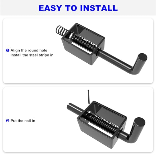 Trailer Gate Spring Latch, 819T Utility Trailer Gate Spring Latch Pin, Repair Kit Replacement for Carry-On Utility Trailers - 2 Pack