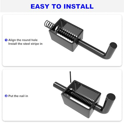 Trailer Gate Spring Latch, 819T Utility Trailer Gate Spring Latch Pin, Repair Kit Replacement for Carry-On Utility Trailers - 2 Pack