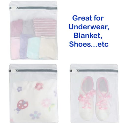 Simple Houseware Laundry Bra Lingerie Mesh Wash Bag (3 Medium) - style: 3 Medium