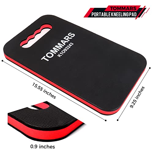 TOMMARS 0.9 Inch Thick Mechanic Kneeling Pad, 15.55 x 9.25 Inches - size: 9.25in Length-Unfodable