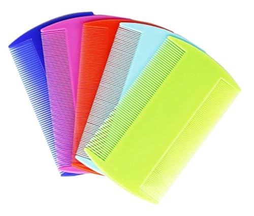 5 PCS Flea Lice Combs Grooming Fine Tooth Hair Combs for Dogs Cats