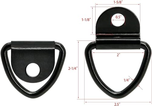 Heavy Duty Steel V Ring Tie Down Anchor Rings