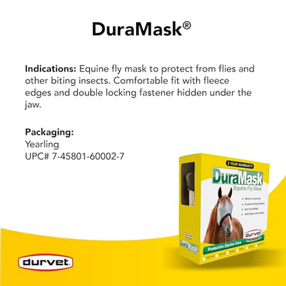 Durvet DuraMask Equine Fly Mask, Yearling