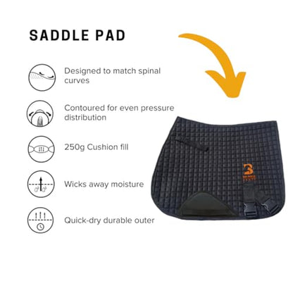 Core Conditioning Saddle Pad & Band System for Horses - style: All Purpose
