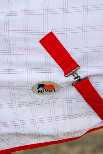 MIller's Aussie Ripstop Stable Sheet - color: EC Red, size: 69