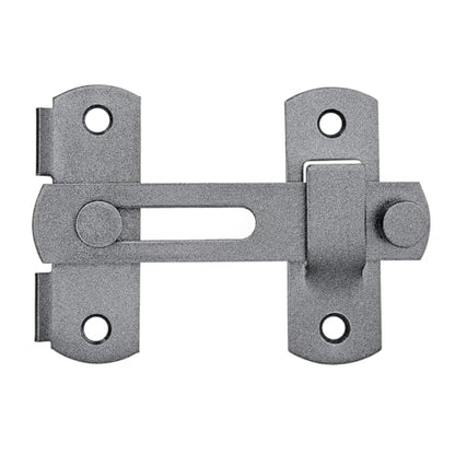 2 Packs Grey Stainless Steel Barn Door Latch Bi-fold Door Lock - color: Gray