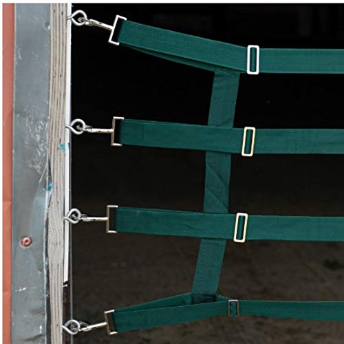 Dura-Tech Aisle Guard | Color Black | Expands 10' to 12' | High Visibility Nylon Mesh | Promotes Maximum Airflow | Comes with Installation Kit Quality - color: Black