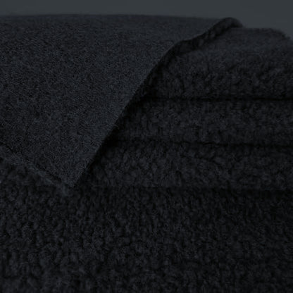 Heavy Duty Sherpa Sheep Skin 60" Wide - 21oz per Yard, 7.7mm Sold by The Yard (Charcoal) - color: Charcoal, size: Heavy Duty Sherpa