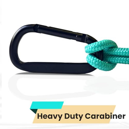 Horse Bucket Strap,Premium Heavy Duty Outdoor Carabiner,Adjustable Polypropylene Rope, Used for Horse Hay Net,Water Bucket,Pack of 2