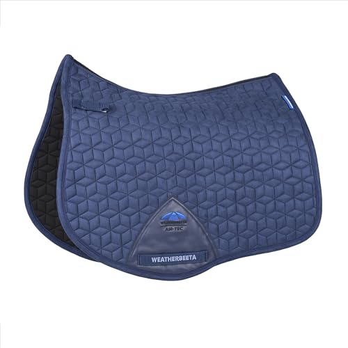 WeatherBeeta Suede Elite Air-Tec All Purpose Saddle Pad - color: Navy