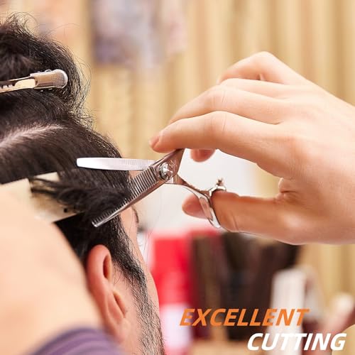 High-end Professional Hair Thinning Scissors Hair Cutting Teeth Shears Barber Hairdressing Texturizing Scissors Extremely Very Sharp 6.5 Inch Stainless Steel Alloy For Men Women Salon & Home - size: 6.5 Inch, style: Thinning Shears