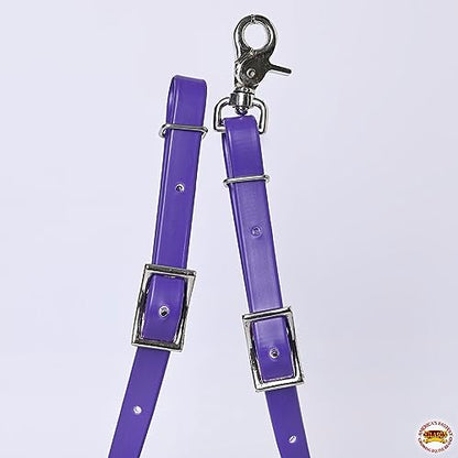 HILASON Western Horse Biothane Leather Rein, Full Size - color: Purple