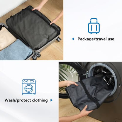 OTraki Extra Large Mesh Laundry Bags for Washing Machine, Black 35×43 Inch - size: 35×43 Inch