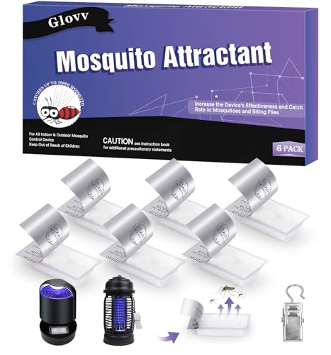 6 Mosquito Attractant Bait Lure Refill for Bug Zapper, Compatible All Trap - size: 6 pack
