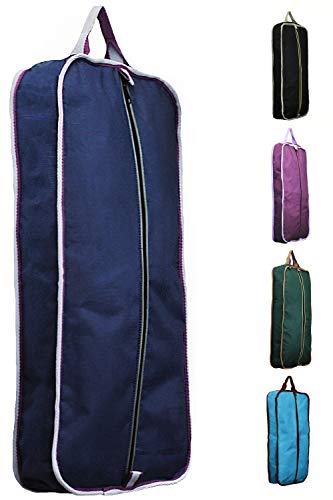 Derby Originals Padded 3 Layered Halter Bridle Carry Bags For Horse Tack- Keeps Tack Clean & Dry - color: Navy
