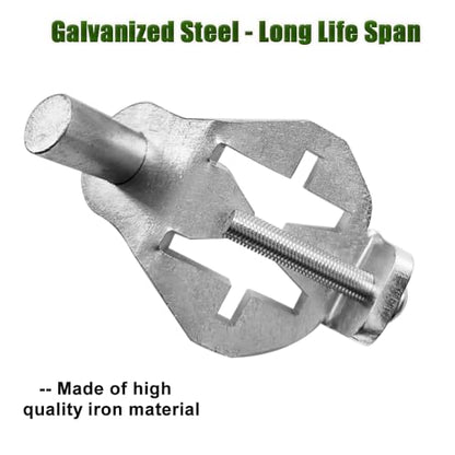 T-Post Gate Hinge Pins - Heavy Duty Gate Hanger, Hang a gate from a Metal T Post for Farm, Garden & Backyard, Easy to Install - size: 2Pcs Hinge Pins