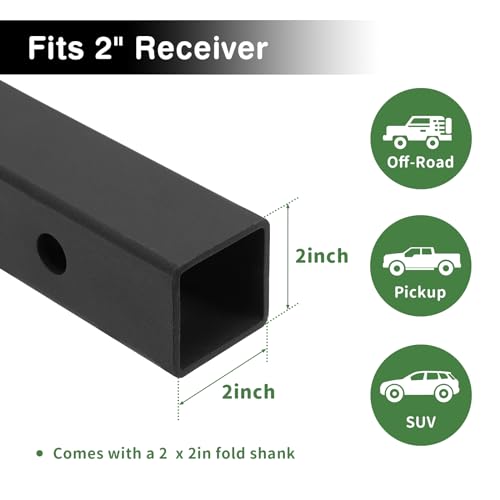 Leader Accessories Folding Hitch Cargo Carrier 60"x24"x6", Fits 2" Receiver - size: 60"x24"x6" Hitch Cargo Basket