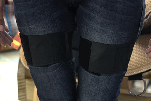 HILASON Western Anti Slip Grip Horse Saddle Seat Cover Black - size: Large