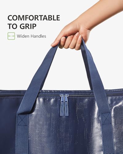 Heavy Duty Moving Bags with Wide‑opening, 8 Pack, 24 Gal, Blue - color: Blue