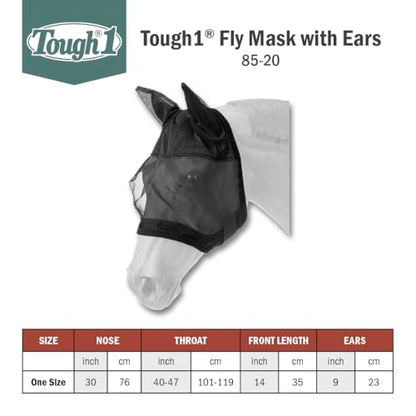 Tough 1 Fly Mask with Ears
