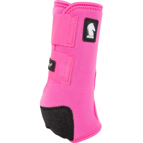Classic Equine Legacy2 Support Boots, Hind (Hot Pink, Large) - color: Hot Pink, size: Large