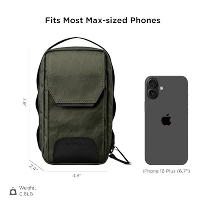 ALPAKA Modular Sling V2 Mini Sling Bag for Phone - color: Dark Green