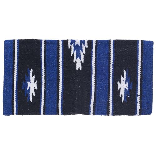 Tough 1 Wool Sierra Miniature Saddle Blanket - color: Royal/Black
