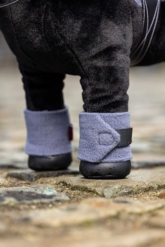 LeMieux Toy Pony Bandages for Toy Pony - Fleece - Simple Fastening - Suitable for Ages 3 Years + - Jay Blue - color: Jay Blue