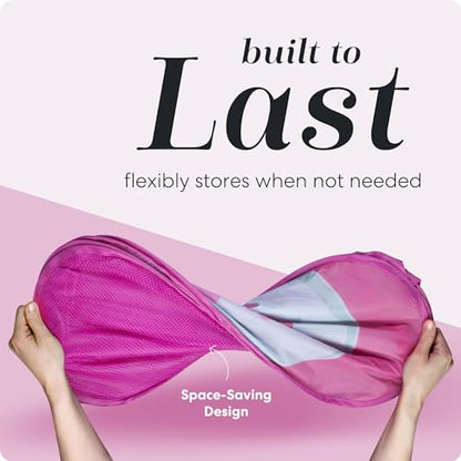 Handy Laundry Collapsible Mesh Pop Up Hamper (Butterfly) - color: Butterfly, 1-PACK