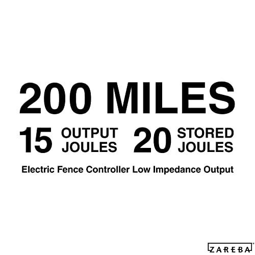 Zareba 200-Mile Low Impedance Electric Fence Charger