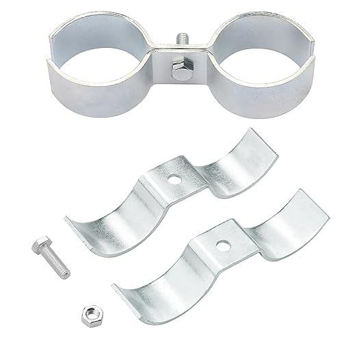 12 Packs 1 Inch Kennel Clamps, Saddle Clamps, Dog Kennel Clamps, by GENHAKON - size: 12 Packs 1 Inch