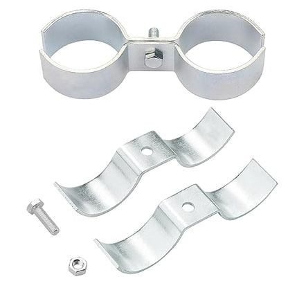 12 Packs 1 Inch Kennel Clamps, Saddle Clamps, Dog Kennel Clamps, by GENHAKON - size: 12 Packs 1 Inch