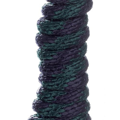 Equinavia Stella 8' Lead Rope with Snap Buckle - Navy/Hunter Green - One Size - color: Navy/Hunter Green