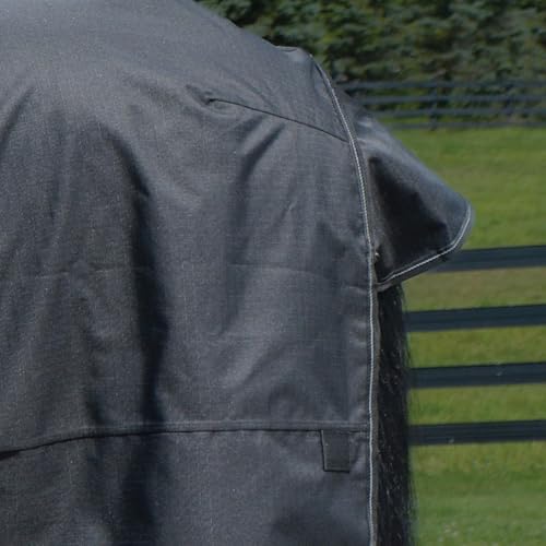 Country Pride Calgary Waterproof Turnout Sheet, 1200D Cordura, Breathable, Tear-Resistant, Fleece Wither, Shoulder Gussets, Tail Cover, Adjustable Leg Straps (78) - size: 78
